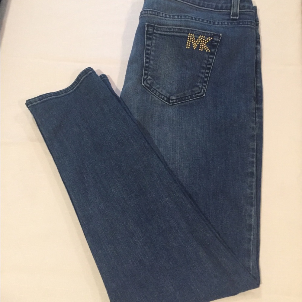 Michael Kors Medium Wash Skinny Jeans Size 10